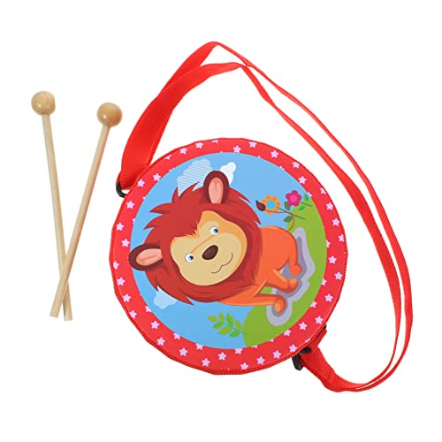 CAXUSD 1 Satz Handtrommel Musiktrommel Für Kleinkinder Percussion Musikinstrument Musiktrommel Spielzeug Musikinstrumentenbedarf Kindertrommelstock Musikinstrumente von CAXUSD