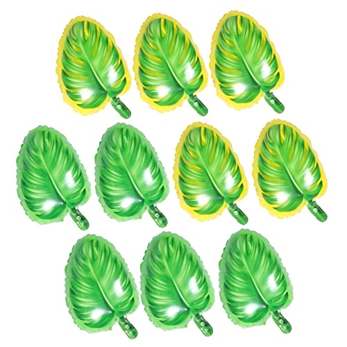 CAXUSD 10St Luftballons im Freien hawaii party dekoration party ballons Luftballons Hawaii Osterwimpeldekorationen Dämpfer Ballon im Hawaii-Stil Party-Layout-Requisiten Aluminiumfolie von CAXUSD