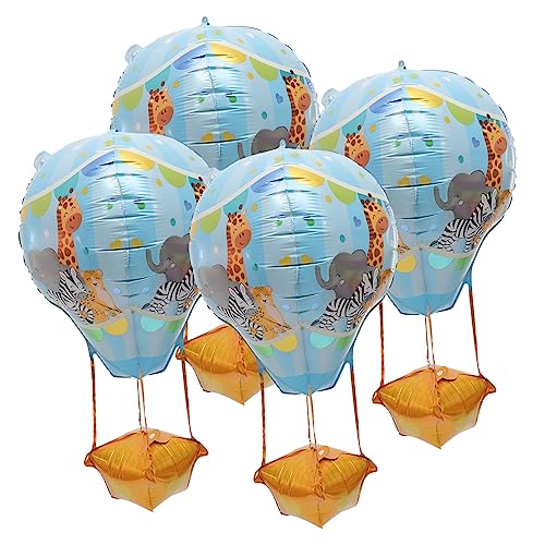 CAXUSD 16 Stk Heißluftballon Geburtstagsballon Festlicher Ballon Festivalballons Dekorative Luftballons Für Die Geburtstagsfeier Drachen Für Kinder Partyballons Aluminiumfolie von CAXUSD