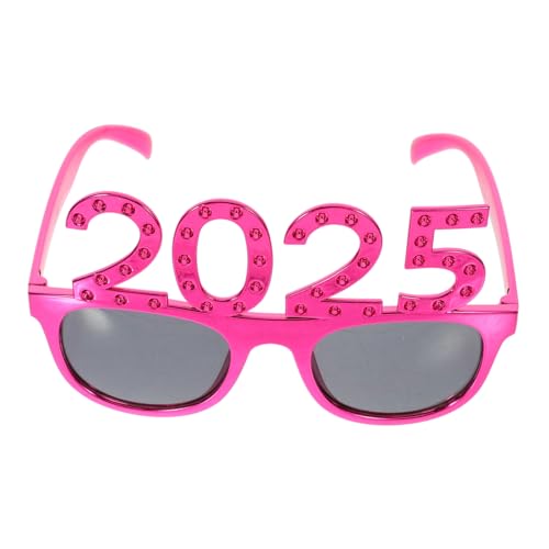 CAXUSD 2025 Neujahrs-Sonnenbrille Party-Brillengestell Klasse von 2024 Brillen lustige Sonnenbrille Kostüm Brille Partyzubehör party zubehör Neujahrsparty-Brille Leistungsrequisiten Stk von CAXUSD