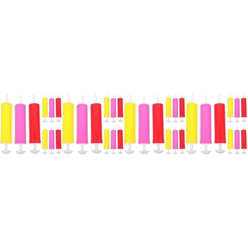 CAXUSD 40 Stk Manuelle Luftpumpe Zubehör Aufblasen Handballonpumpe Aufblasbare Luftpumpe Ballonaufblasgeräte Für Den Haushalt Pumps Verschleißfeste Ballonpumpe Trainingspumpen Plastik von CAXUSD
