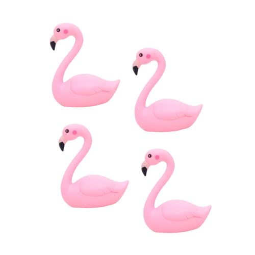 CAXUSD Einzigartiges 4-teiliges Flamingo-kuchendekor-set Von Flamingo Ornament Für Die Babyparty-dekoration von CAXUSD