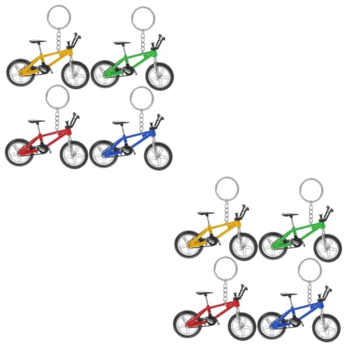 CAXUSD 8 Stk Schlüsselanhänger Mountainbike-anhänger Finger-mountainbikes Miniatur-fahrradmodelle Finger-bike-rennanhänger Finger-mountainbike-spielzeug Mini-fahrrad-dekore Legierung von CAXUSD