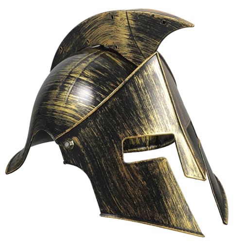 CAXUSD Antiker römischer Kriegerhut römischer Helm römischer Cosplay Helm Halloweenkostüm the hallow Outfit Kleidung Partyhut-Requisite Soldat-Hut-Party-Requisite Pirat Requisiten von CAXUSD