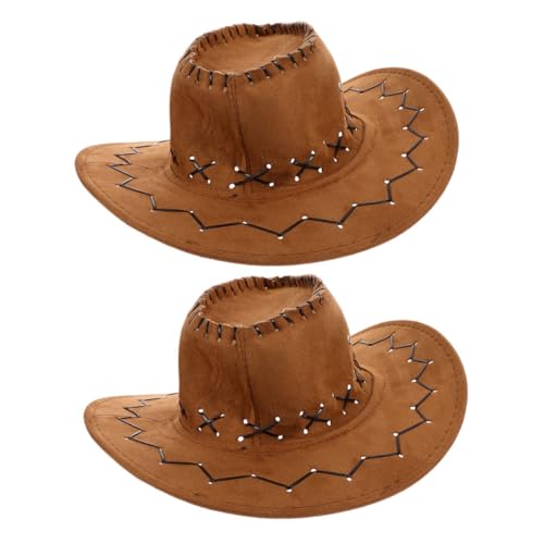 CAXUSD Cowboyhut für Kinder Jungen und Mädchen Western-Cowboymütze Kleinkind Rodeo Fedora modisch und Sonnenschutz von CAXUSD