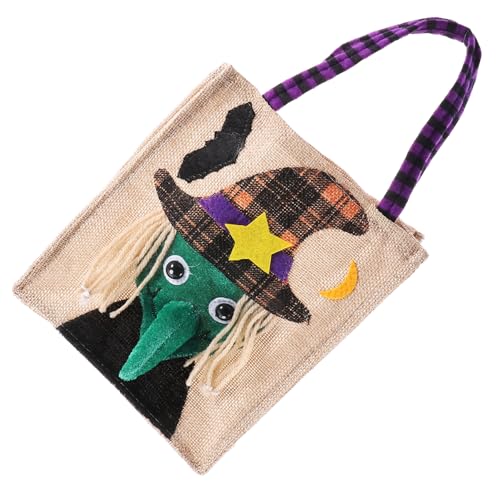 CAXUSD Halloween-Kürbis-Einkaufstasche Zauberstäbe zum Dekorieren Halloween-Süßigkeitstüten für Süßes oder Saures halloween geschenktüten halloween tasche für süßigkeiten Snack-Taschen von CAXUSD