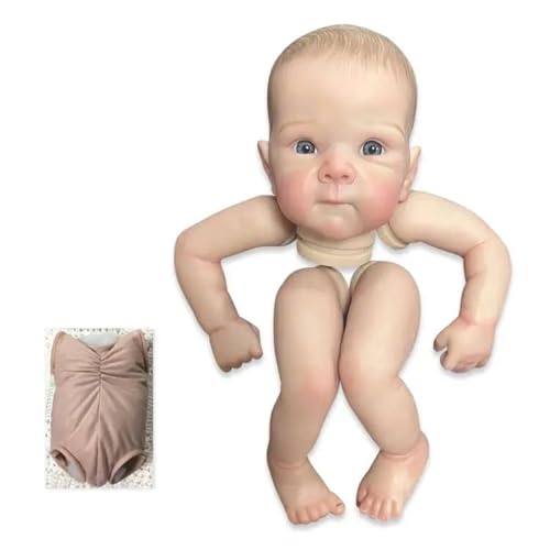 CAZSTYK 18 Zoll Bereits Fertige Realistische Babyform Reborns Junge Babypuppe Mit Beweglichen Armen Und Beinen Babygröße Mädchenpuppe von CAZSTYK