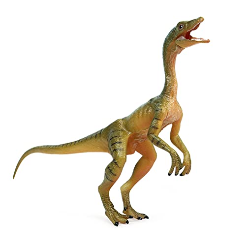 CAZSTYK 7-Zoll Dinosauriermodell Actionfigur Tierrealistische Biologische Compsognathus Figur Interaktives Schreibtischspielzeug Kuchendekorationen von CAZSTYK