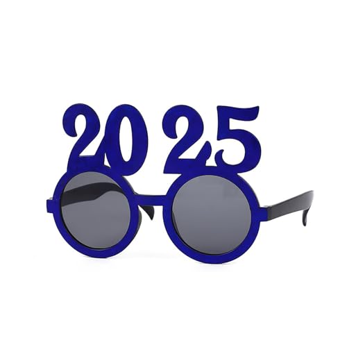 CAZSTYK Leichte 2025 Neujahrsparty-Brille, Feiertage, Partys, Neuheit, Brillenrahmen, geeignet für jedermann von CAZSTYK