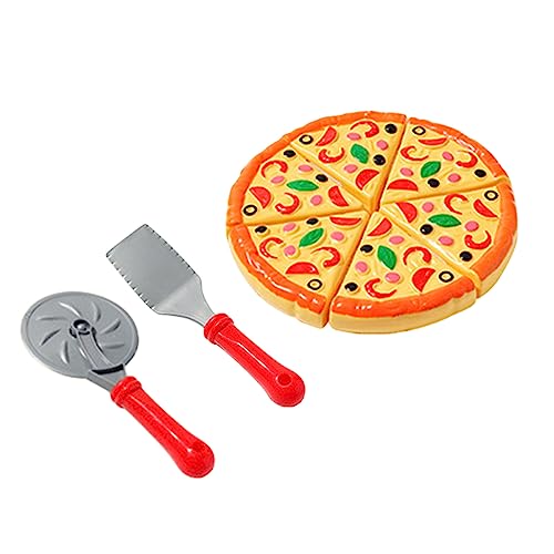 CAZSTYK Simulation Kinder Pizza Schneiden Spielzeug Lebensmittel Täuschen Spielzeug Küche Pretend Spielen Pizza Kochen Geschenk Junge Mädchen Küche Spielzeug von CAZSTYK