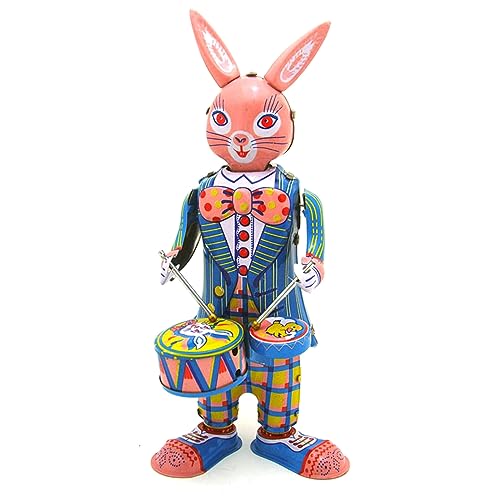 CAZSTYK Tabelle Clown Spielzeug Weißblech Up Figur Spielzeug Trommeln Clown Für Dekorative Figur Spielzeug Geschenk Für Kinder Kinder Displ von CAZSTYK