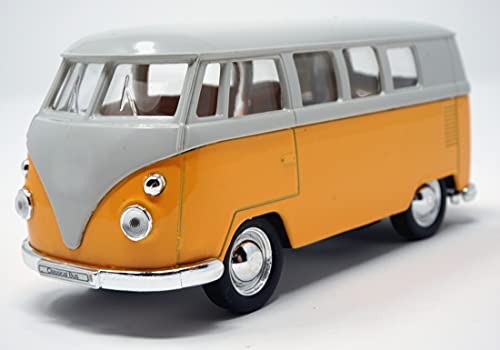 CBK-MS. Bus 1963 gelb/beige Modellauto mit Rückziehmotor 12 cm von CBK-MS.