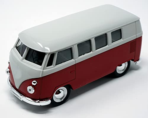 CBK-MS. Modellauto Bus 1963 Bus mit Rückziehmotor rot/beige 12 cm von CBK-MS.