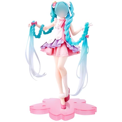 CBOSNF Anime Figur Statue, Rosa Double Ponytail Style Figur Dekoration, 19cm Charakter Actionfigur, Anime Sammlung Modell Spielzeug Statue, Desktop-Dekoration Ornamente, Tortendekoration Ornamente CBOSNF Anime Figur Statue, Rosa Double Ponytail Style Figur Dekoration, 19cm Charakter Actionfigur, Anime Sammlung Modell Spielzeug Statue, Desktop-Dekoration Ornamente, Tortendekoration Ornamente von CBOSNF