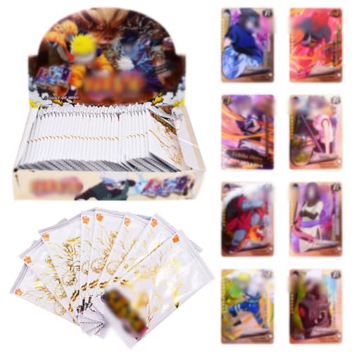 CBOSNF Naru-to TCG Cards 36Pack/180 Blatt Collezionabili Anime Trading Card Pack,Shippuden Karten Box, Cards Booster Box, Card Games, Anime Karten, Schöne Geschenke für Kinder, Yellow von CBOSNF