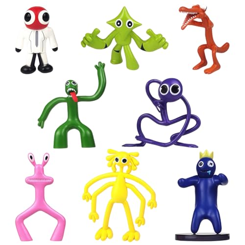 Cartoon Ornament, Anime Mini Figure, Tortendeko Kinder, 8pcs PVC Figure Modell, Mini Figuren Set, Rainbow Action Figures, für Kinder Party Kuchen Dekoration, Desktop Dekoration Cartoon Ornament, Anime Mini Figure, Tortendeko Kinder, 8pcs PVC Figure Modell, Mini Figuren Set, Rainbow Action Figures, für Kinder Party Kuchen Dekoration, Desktop Dekoration von CBOSNF