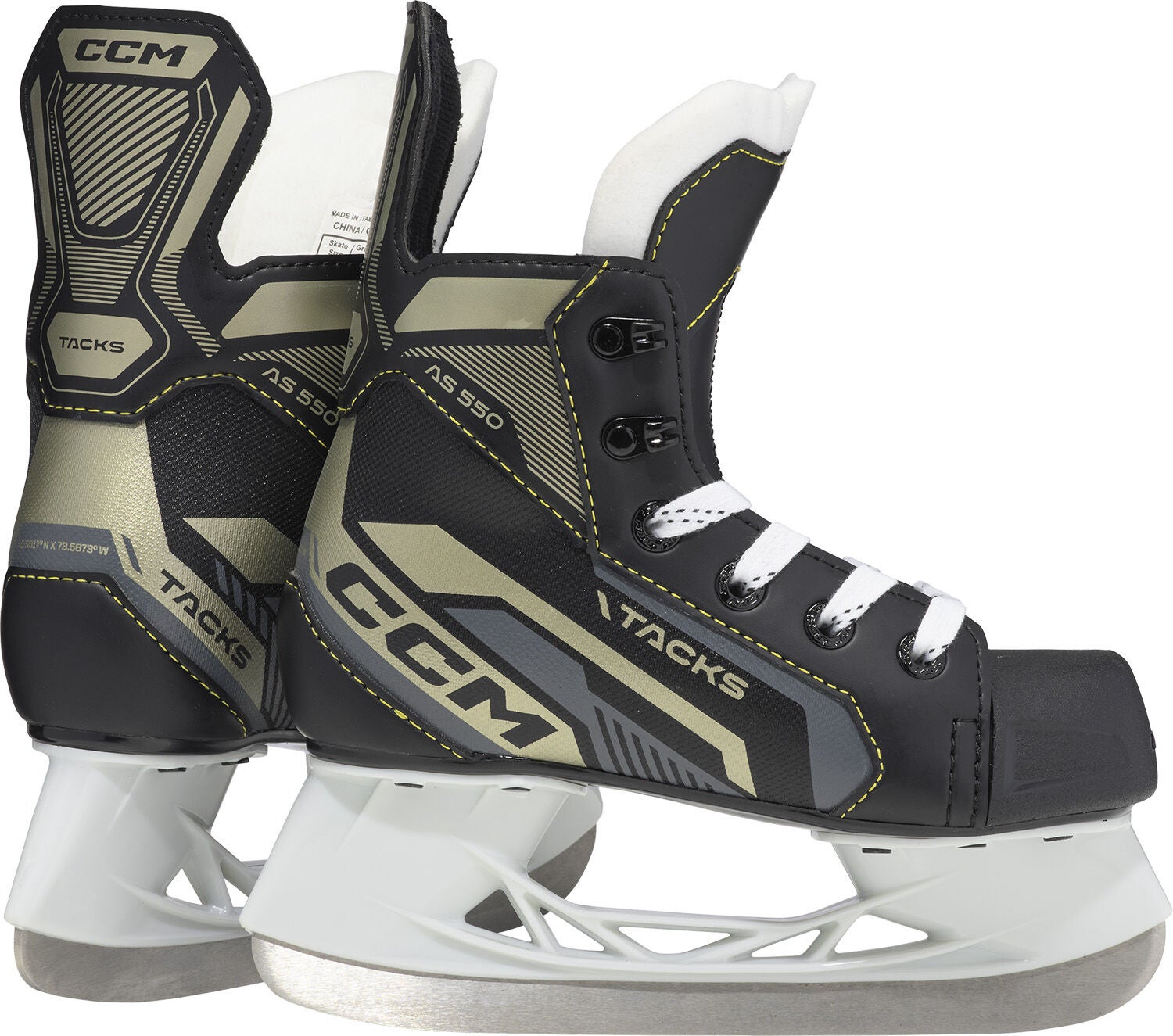 CCM Hockey Tacks AS 550 Schlittschuhe YT Regular 10.0 von CCM