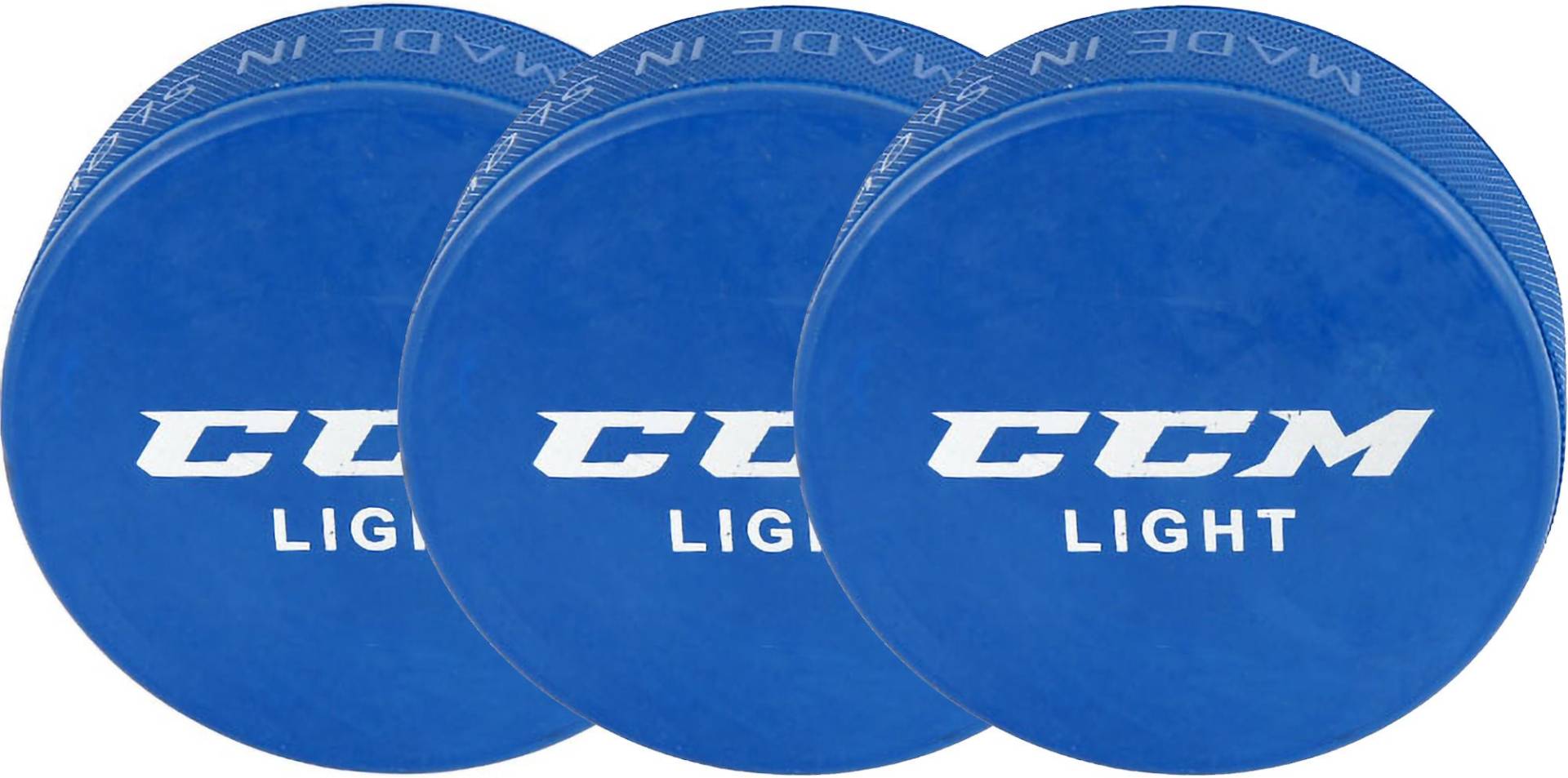 CCM Puck 3er-Pack, Blau von CCM