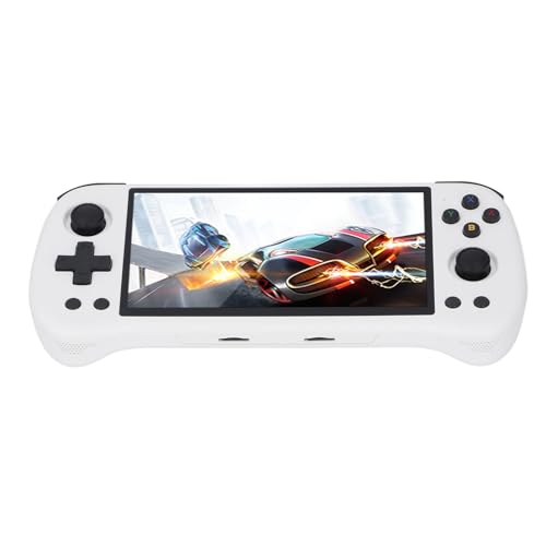 CCYLEZ Handheld-Spielekonsole, 5,5-Zoll-IPS-Bildschirm X55 Handheld-Spielekonsole Lange Akkulaufzeit High Definition für Zuhause (16G und 256G) von CCYLEZ