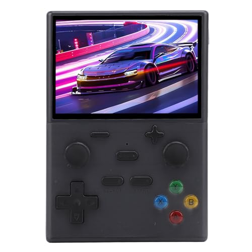 Handheld Retro Spielekonsole, Tragbare Taschenspielkonsole für Linux, 3,5 Zoll IPS Bildschirm, Retro Konsole, mit Einzelspieler und Mehrspieler Spielen, Unterstützt HDMI TV von CCYLEZ