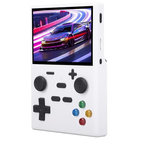 Handheld Retro Spielekonsole, Tragbare Taschenspielkonsole für Linux, 3,5 Zoll IPS Bildschirm, Retro Konsole, mit Einzelspieler und Mehrspieler Spielen, Unterstützt HDMI TV von CCYLEZ