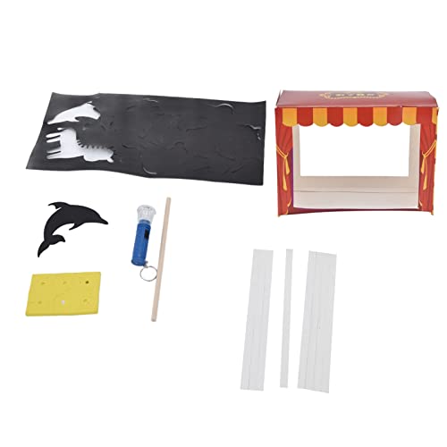 1 Set DIY Schattenpuppen-Spielzeug für Kinder – Handschattenpuppen für Puppenspieltheater – Kreativitätspädagogisches Mini-Schattenpuppentheater für Kinderspielzeug von CDQL