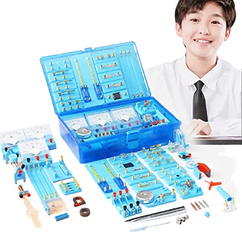 Basic Electricity Discovery Circuit Kit – Physik-Wissenschaftslabor-Lernschaltkreis-Kit, Oberstufenschüler zur Erforschung des Elektromagnetismus von CEDLSF