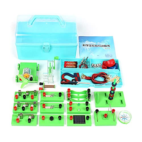 Experimentierkits für Schaltkreise und Magnetismus, School Science Labs Basic Magnetism Experiment Education Kit, Starterkit zum Lernen von Physik- und elektrischen Schaltkreisen für Kinder und Stude von CEDLSF