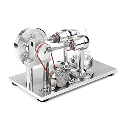 Modell-Physik-Heißluft-Stirlingmotor-Modell, Stromgenerator-Motor, pädagogisches Dampfmotor-Spielzeug, wissenschaftliches Experimentierset-Set für Kinder von CEDLSF