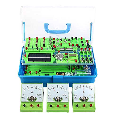 Physics Science Lab Basic Circuit Learning Starter Kit Elektrizitäts- und Magnetismus-Experiment Grundelektronik-Erkundung für Kinder der Mittel- und Oberstufe von CEDLSF