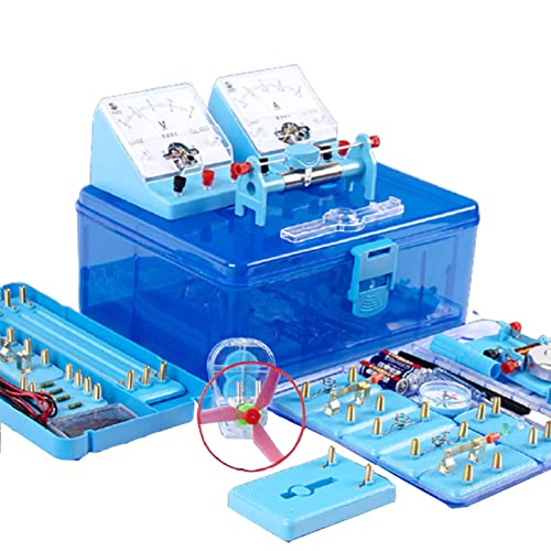 Physik-Starter-Set zum Erlernen elektrischer Schaltkreise, elektromagnetische Experimentierbox, Physik-Experimentier-Set – Lernspielzeug für Teenager von CEDLSF