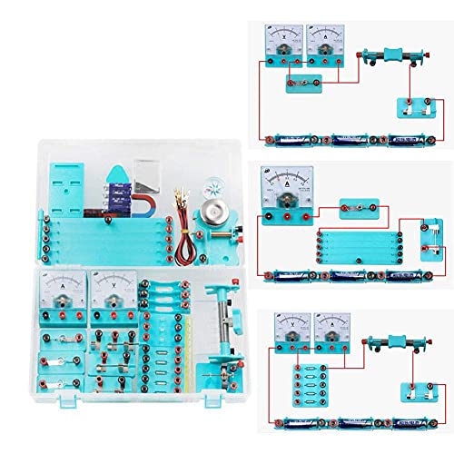 Physikalische Experimente kombinieren kleine physikalische Experimentiergeräte, die mit leitfähigen Materialien ausgestattet sind, Schaltungsexperimentierbox-Experimente von CEDLSF