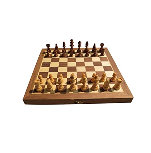 Schachspiel Schachspiel Schachbrettspiel Schachbrettspiel Faltbares Schachbrett, Massivholz Schachfiguren, Holz Schachbrett eingebettetes Schachbrettspiel von CEDLSF