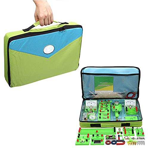 Schaltkreis- und Magnetismus-Experimentierkits, Physik-Wissenschaftslabor-Lernschaltkreis-Kit, Elektrizitäts-Experimentierset, Aufbau von Schaltkreisen für Kinder, Elektromagnetismus-Erkundungskit von CEDLSF