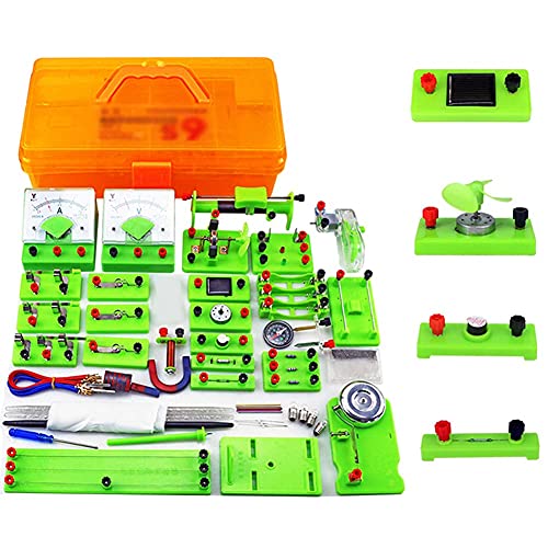 School Physics Labs Basic Electricity Discovery Circuit und Magnetismus Experimentierkits für Schüler der Mittel- und Oberstufe Elektromagnetismus von CEDLSF