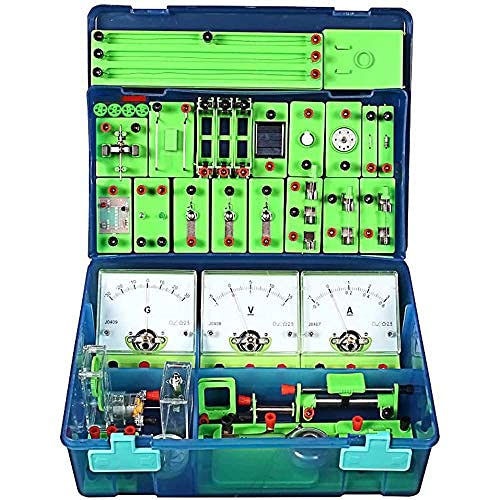 School Physics Labs Grundlegende Experimentierkits für Elektrizitätsentdeckungsschaltungen und Magnetismus für Kinder, Mittel- und Oberstufenschüler, Elektromagnetismus von CEDLSF