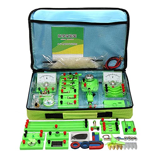 School Science Labs Basic Physic Electric Circuit Learning Starter Kit, Basic Electricity Magnetism Experiment Education Kits Set für Schüler der Mittel- und Oberstufe von CEDLSF