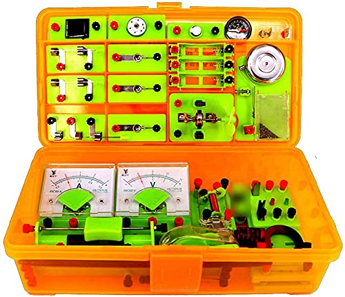 Starter-Kit zum Lernen elektrischer Schaltkreise in der Physik, Schullaboratorien, grundlegende Physik für Junior-Senior-Elektropädagogik-Wissenschafts-Kit-Spielzeug von CEDLSF