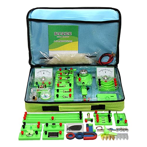 Starter-Kit zum Lernen von Physik-elektrischen Schaltkreisen, Physik-Elektrizität-Magnetismus-Experimente, Wissenschaftslabor, Basic Circuit Lab-Starter-Kit für Kinder von CEDLSF