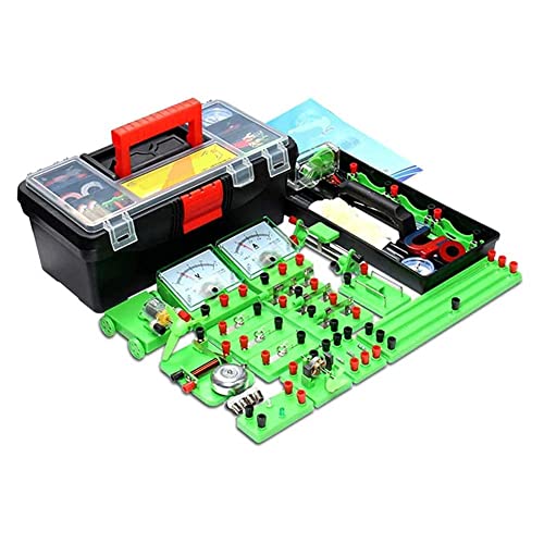 Starter-Kit zum Lernen von Physik- und Stromkreisen, School Science Labs Basic Electricity Magnetism Experiment Education Kits Set für Schüler der Mittel- und Oberstufe Elektromagnetismus von CEDLSF