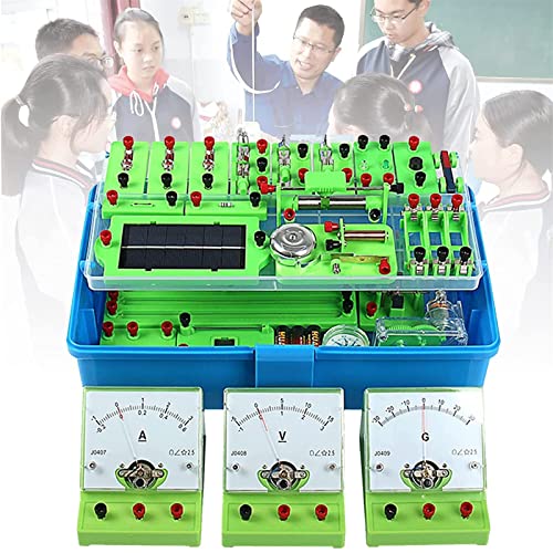 Starter-Set zum Lernen von Physik- und Stromkreisen, Science Lab Basic Electricity Magnetism Experiment Education Kits Set für den Unterricht von CEDLSF