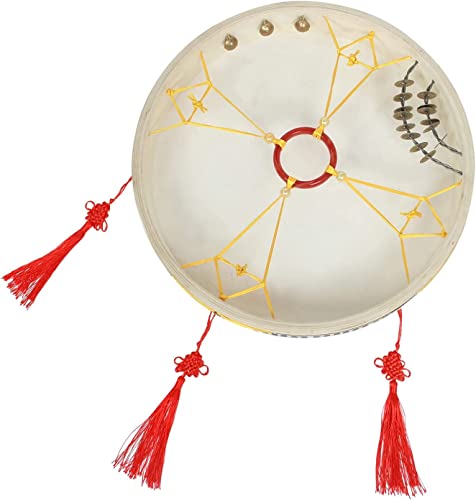 CEHJZQRPL Schamanische Trommel Traditionelle Holztrommel mit Trommelset Trommelpeitsche Tragbare ätherische for Kinder und Erwachsene Handtrommel CEHJZQRPL Schamanische Trommel Traditionelle Holztrommel mit Trommelset Trommelpeitsche Tragbare ätherische for Kinder und Erwachsene Handtrommel von CEHJZQRPL