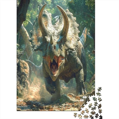 Triceratops 1000 Stück Puzzle Für Erwachsene 1000 Stück Puzzle Für Erwachsene-Crazy Süßigkeiten-1000 Stück Puzzle Große Puzzles Kinder Lernspiel Spielzeug Geschenk Puzzel 1000pcs (75x von CEJORUVAX