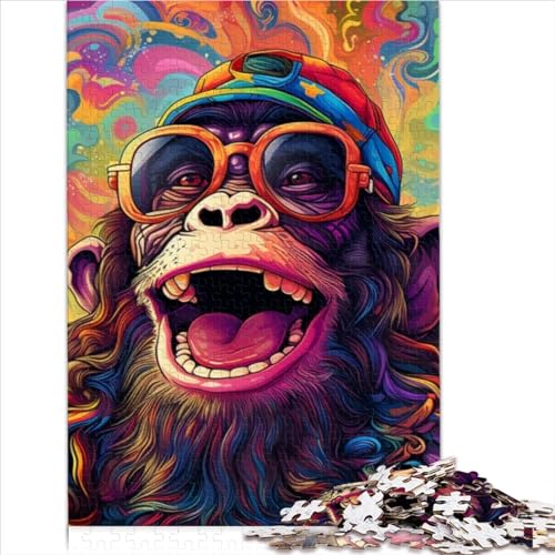 Puzzle für Erwachsene 1000 Teile Bunte Affen-Puzzles für Erwachsene Holzpuzzle Puzzle für Erwachsene Geschenke 1000 Teile (75 x 50 cm) von CELFER