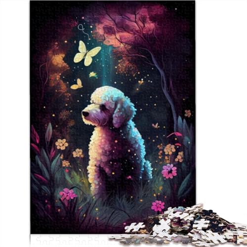 Puzzles 1000 Teile für Erwachsene Pudelwald Erwachsenenpuzzlespiel Holzpuzzles für Erwachsene Puzzles Erwachsene 1000 Stück (75x50cm) von CELFER