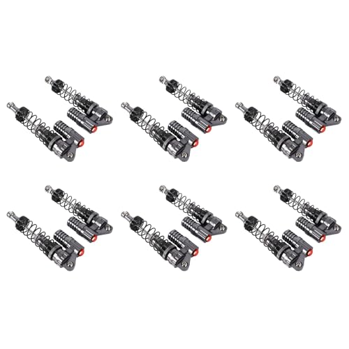 CENMEN 12x 1:10 Rc Crawler Hydraulischer Stoß DäMpfer Alu Rc Stoß DäMpfer für 1/10 Axial Scx10 90022 90028 90021 D90 von CENMEN