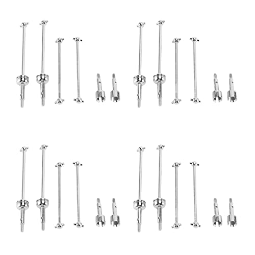 CENMEN CVD-Antriebswelle vorne und hinten, aus Metall, 16 Stück, für 144001, 124018, 124019, Zubehör für Upgrades von RC-Fahrzeugen von CENMEN