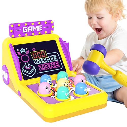 Hammer-Spielzeug, Arcade-Spiel, pädagogisches Spiel mit Sound und digitalem LCD-Display, Lernspielzeug für Kleinkinder, lustiges Geschenk für Jungen, Mädchen ab 3 Jahren, Spielzeug Cenmoo von CENMOO