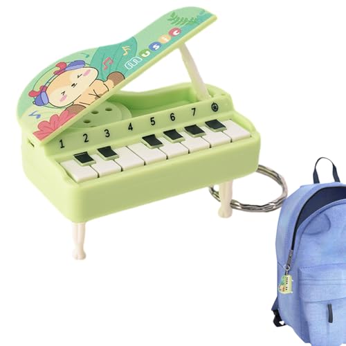 Klavier-Schlüsselanhänger für Kinder, Mini-Klavier, 3D-Schlüsselanhänger mit Sound, kreativ, faltbar, Anhänger, Sammelspielzeug für Männer, Jungen, Mädchen und Jungen von CENMOO