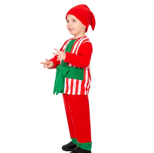 CENRF Weihnachts-Geschenkbox-Kostüme - Weihnachtsgeschenkbox-förmige Kleidung, weich und atmungsaktiv - Kinderkostümzubehör für Rollenspiele, Familientreffen, Weihnachtsfeier, Fotografie von CENRF